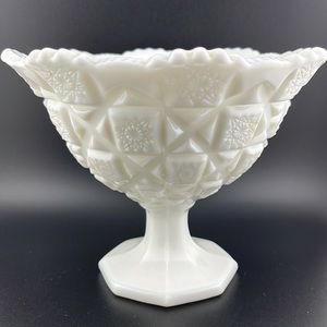 Vintage Westmoreland Milk Glass Pedestal